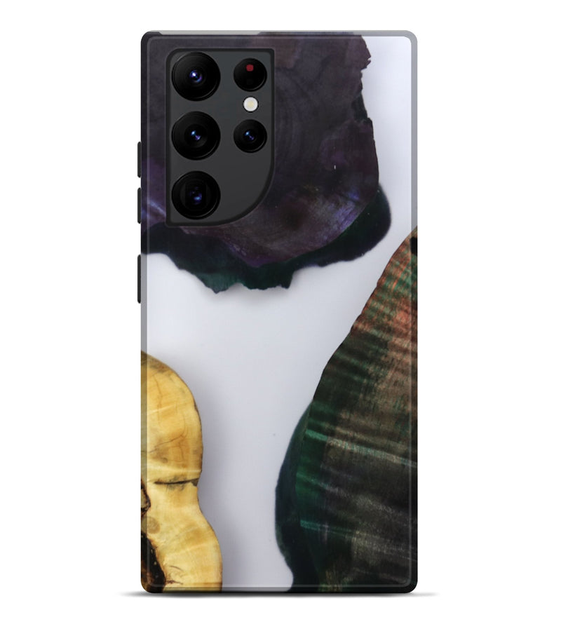 Galaxy S22 Ultra Wood Live Edge Phone Case - Lizette (Clear, 802447)