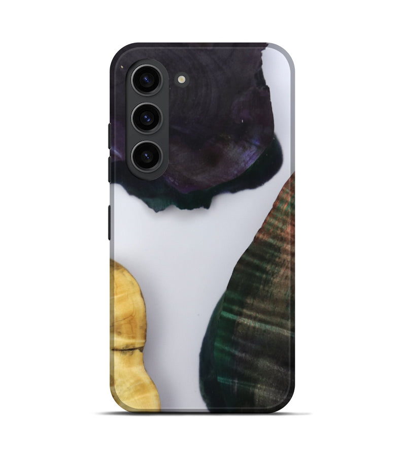 Galaxy S23 Wood Live Edge Phone Case - Lizette (Clear, 802447)