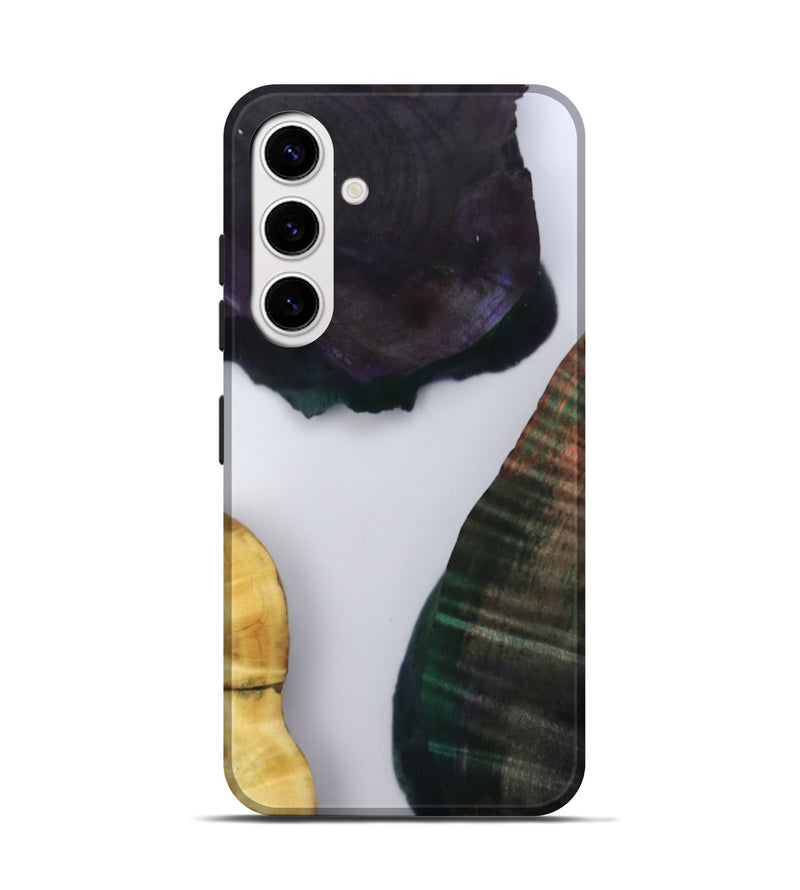 Galaxy S25 Wood Live Edge Phone Case - Lizette (Clear, 802447)