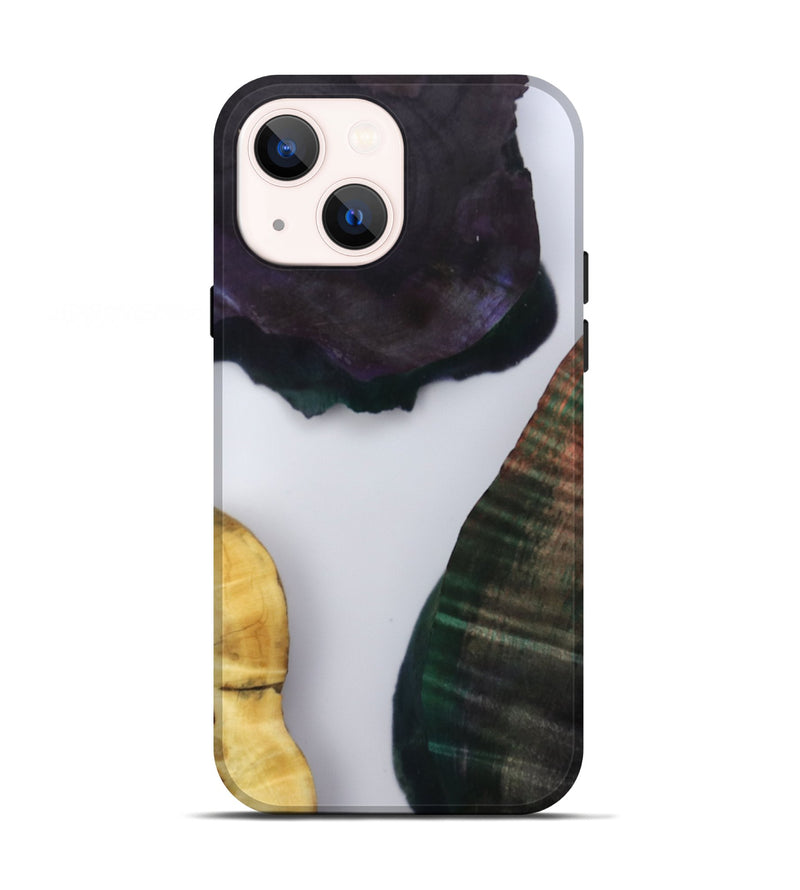 iPhone 13 Wood Live Edge Phone Case - Lizette (Clear, 802447)