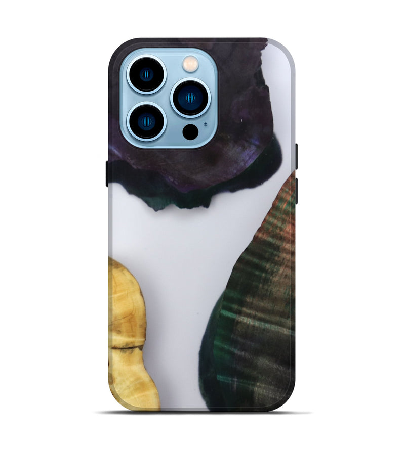 iPhone 14 Pro Wood Live Edge Phone Case - Lizette (Clear, 802447)