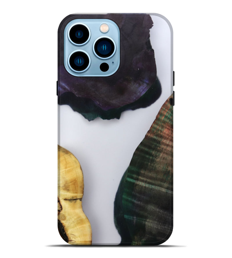 iPhone 14 Pro Max Wood Live Edge Phone Case - Lizette (Clear, 802447)