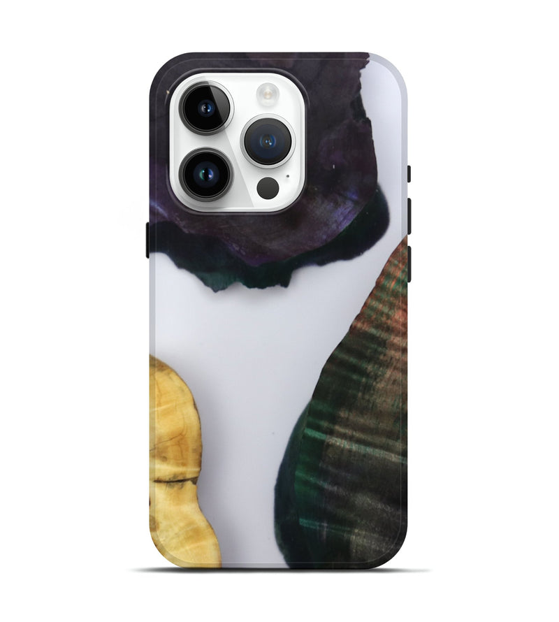 iPhone 15 Pro Wood Live Edge Phone Case - Lizette (Clear, 802447)