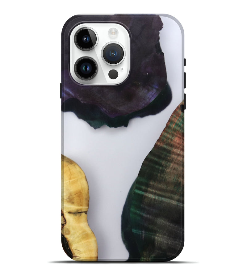 iPhone 15 Pro Max Wood Live Edge Phone Case - Lizette (Clear, 802447)