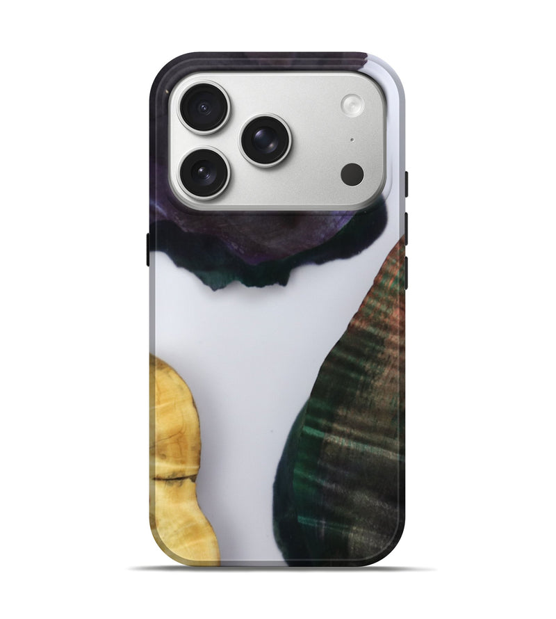 iPhone 17 Pro Wood Live Edge Phone Case - Lizette (Clear, 802447)