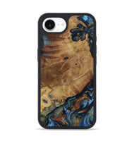 iPhone 16e Wood Phone Case - Helena (Teal & Gold, 802450)