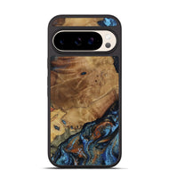 Pixel 10 Wood Phone Case - Helena (Teal & Gold, 802450)