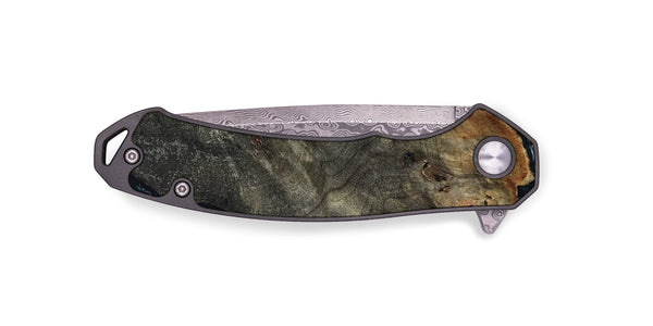 EDC Wood Pocket Knife - Arlo (Teal & Gold, 802456)