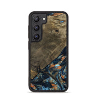 Galaxy S23 Wood Phone Case - Daron (Teal & Gold, 802461)
