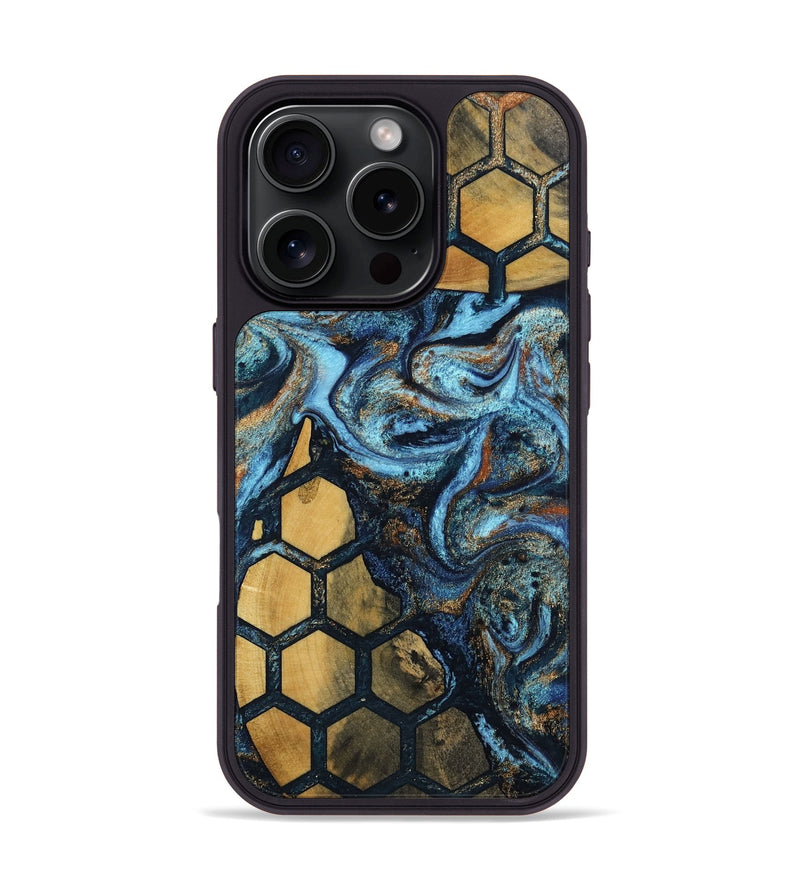 iPhone 16 Pro Wood Phone Case - Madison (Pattern, 802463)