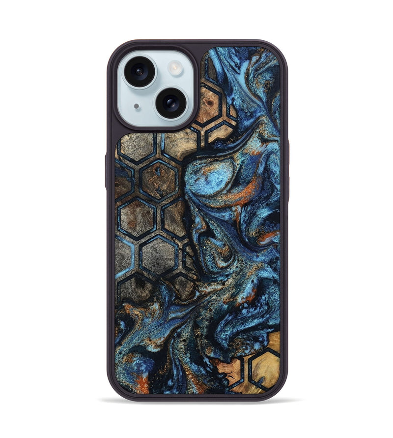 iPhone 15 Wood Phone Case - Arlie (Pattern, 802465)
