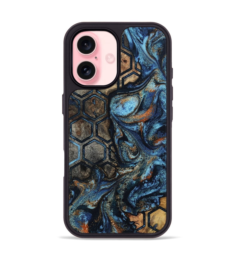 iPhone 16 Wood Phone Case - Arlie (Pattern, 802465)