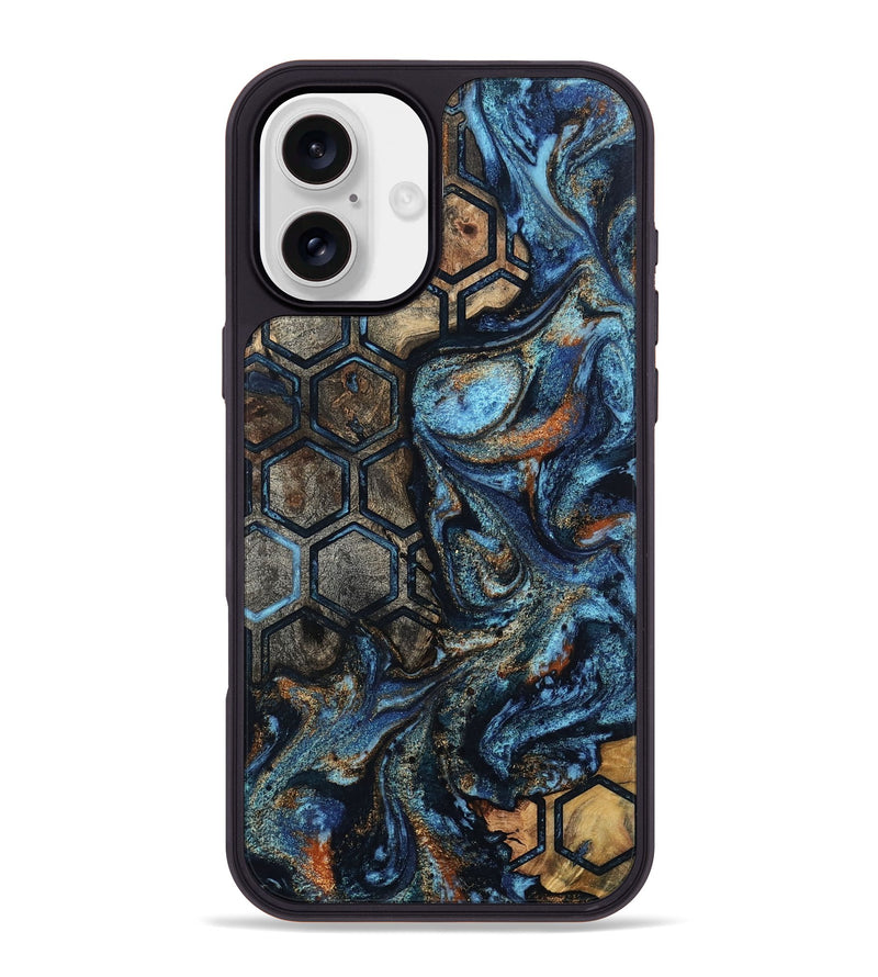 iPhone 16 Plus Wood Phone Case - Arlie (Pattern, 802465)