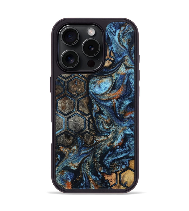 iPhone 16 Pro Wood Phone Case - Arlie (Pattern, 802465)
