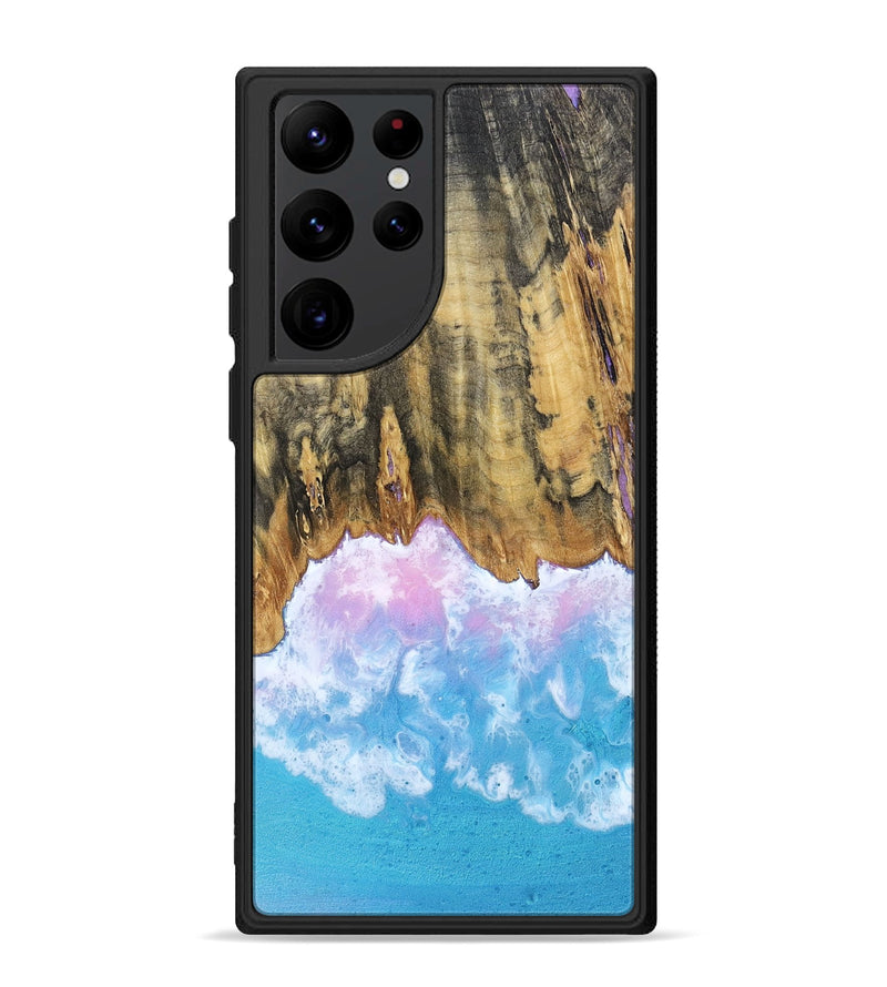 Galaxy S22 Ultra Wood Phone Case - Grey (Coastal, 802469)