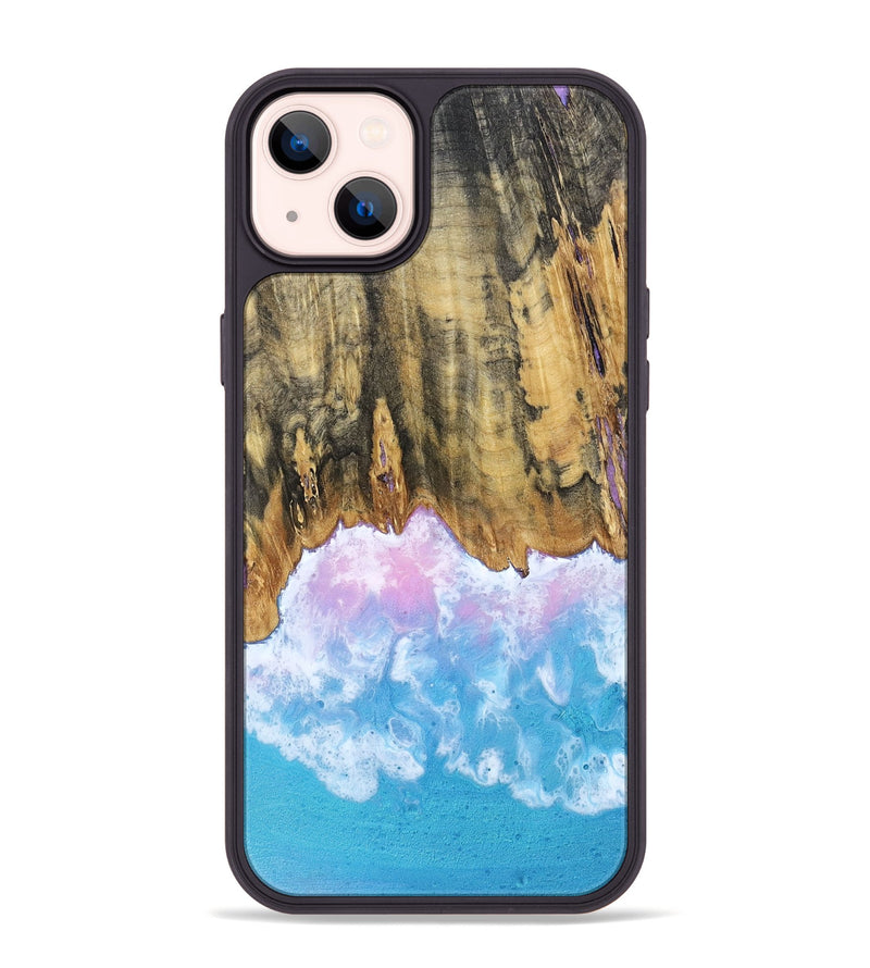 iPhone 14 Plus Wood Phone Case - Grey (Coastal, 802469)