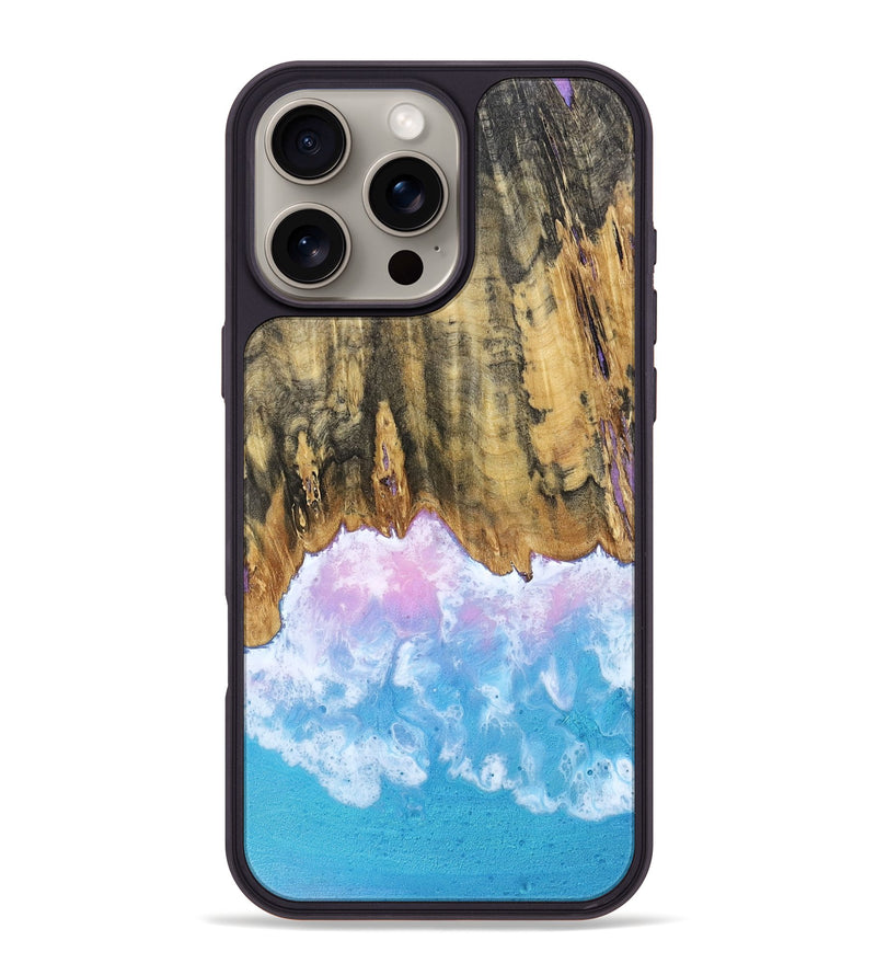 iPhone 16 Pro Max Wood Phone Case - Grey (Coastal, 802469)