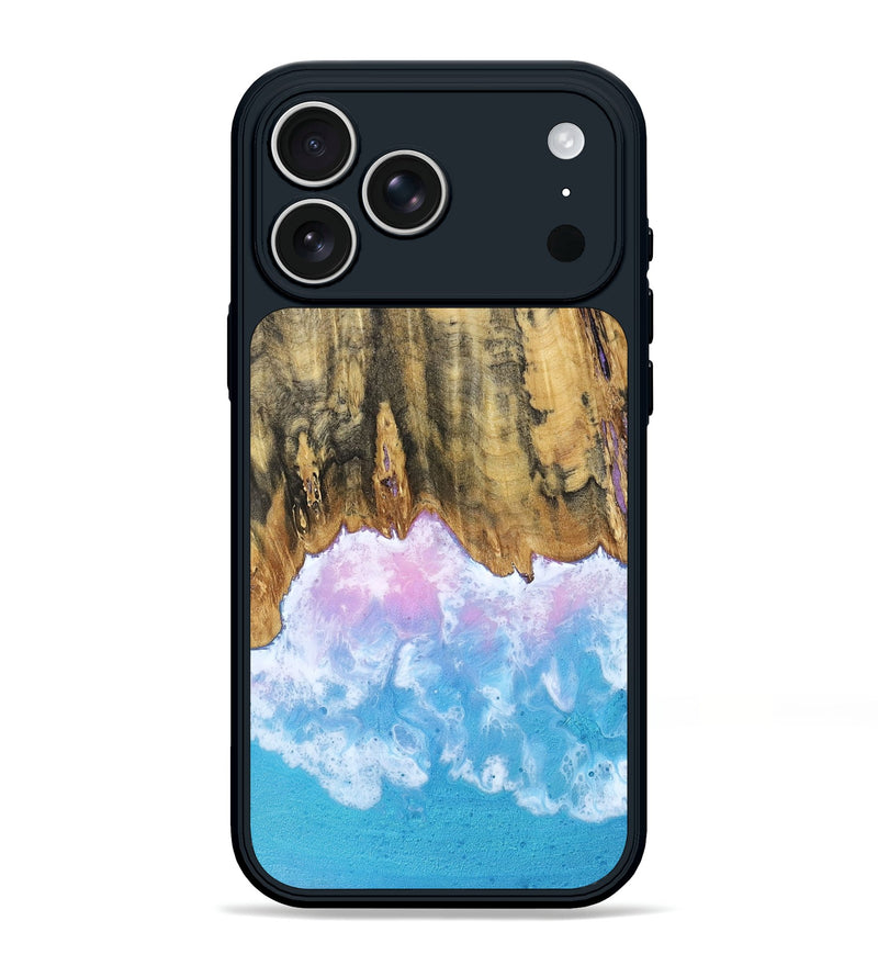 iPhone 17 Pro Max Wood Phone Case - Grey (Coastal, 802469)