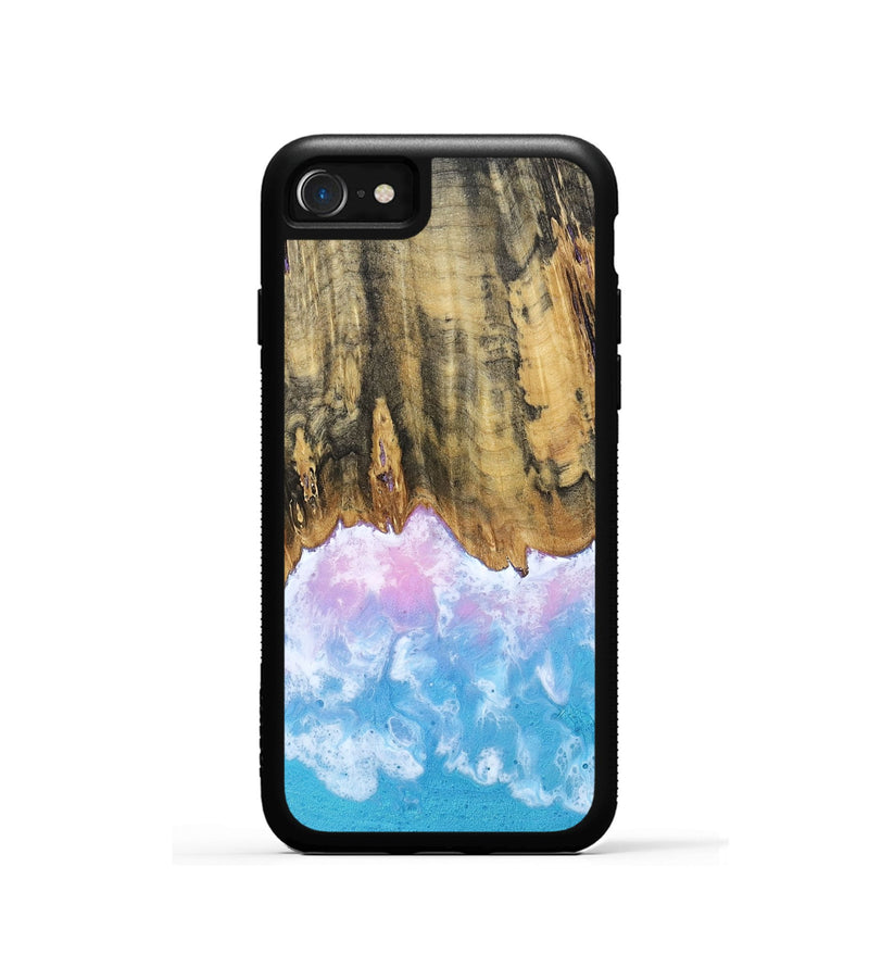 iPhone SE Wood Phone Case - Grey (Coastal, 802469)