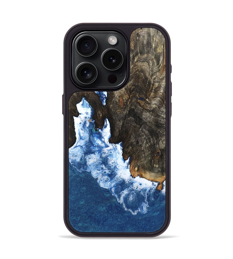 iPhone 15 Pro Wood Phone Case - Hali (Coastal, 802471)