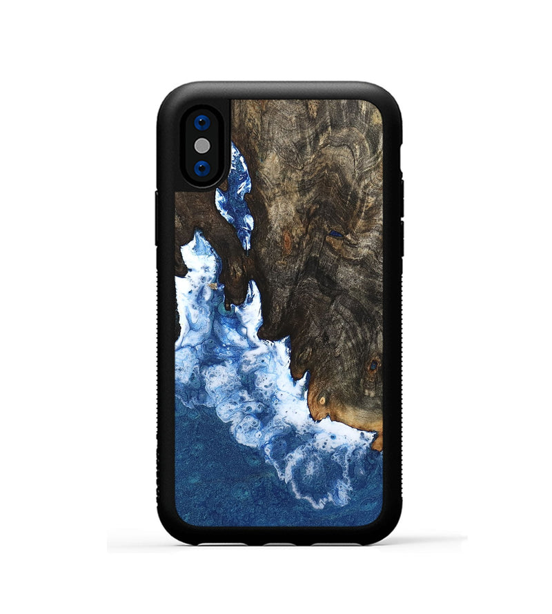 iPhone Xs Wood Phone Case - Hali (Coastal, 802471)