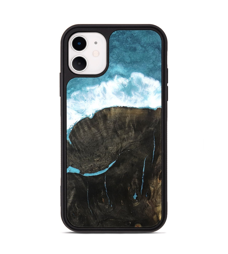 iPhone 11 Wood Phone Case - Ocean (Coastal, 802474)