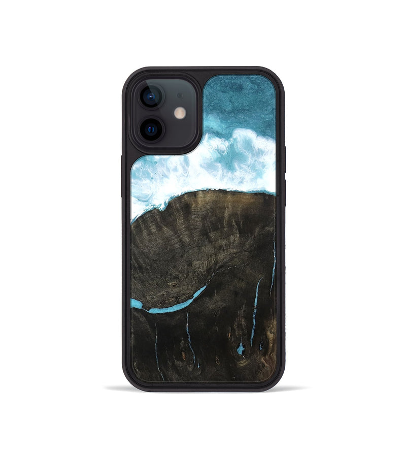 iPhone 12 mini Wood Phone Case - Ocean (Coastal, 802474)