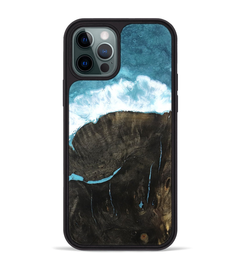 iPhone 12 Pro Max Wood Phone Case - Ocean (Coastal, 802474)