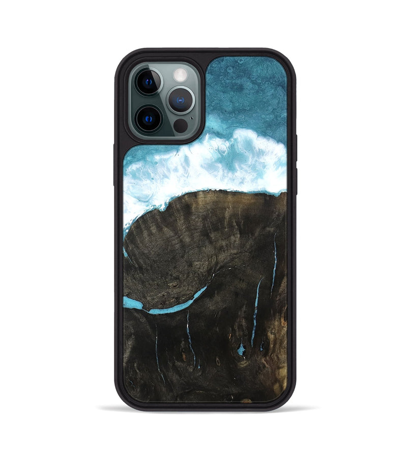 iPhone 12 Pro Wood Phone Case - Ocean (Coastal, 802474)