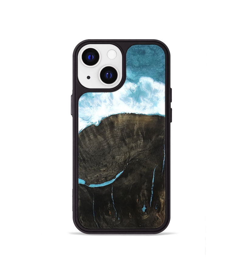 iPhone 13 mini Wood Phone Case - Ocean (Coastal, 802474)