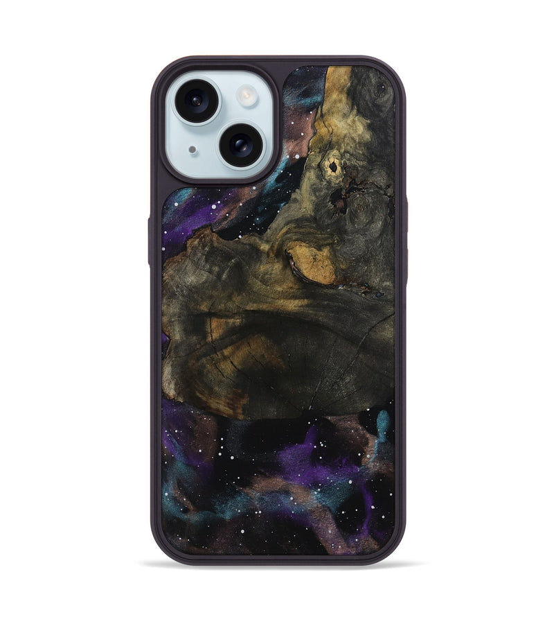 iPhone 15 Wood Phone Case - Melvin (Cosmos, 802480)