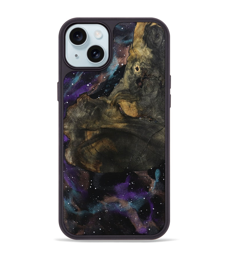 iPhone 15 Plus Wood Phone Case - Melvin (Cosmos, 802480)