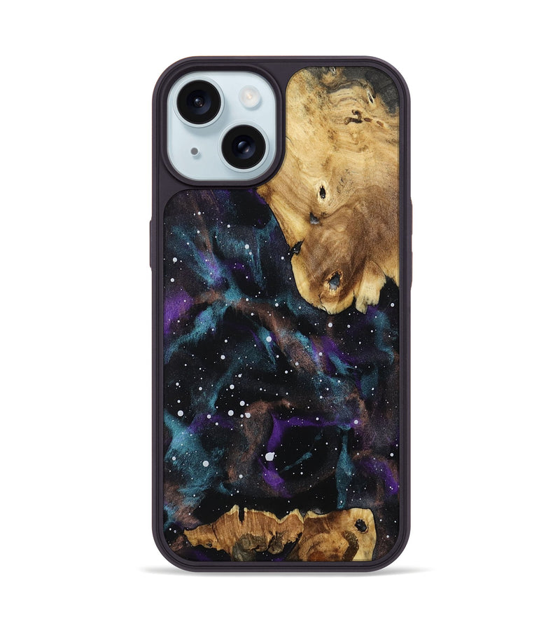 iPhone 15 Wood Phone Case - Coleen (Cosmos, 802481)