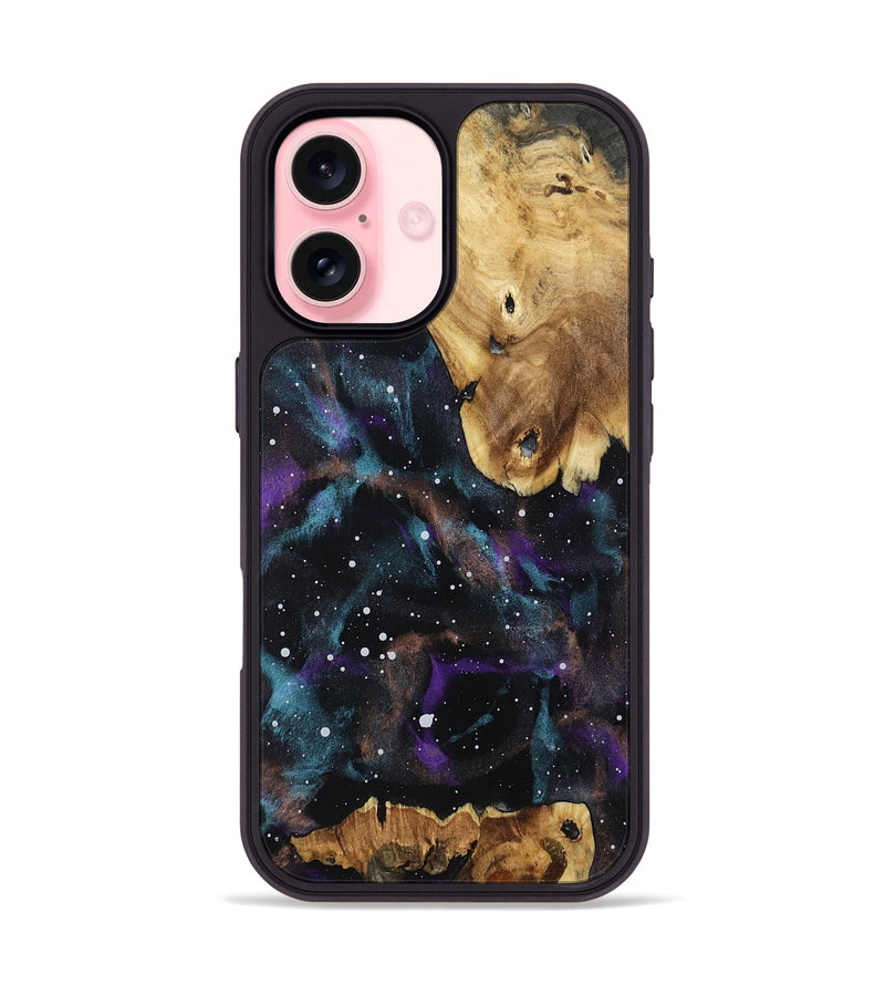 iPhone 16 Wood Phone Case - Coleen (Cosmos, 802481)