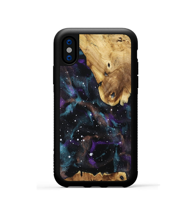 iPhone Xs Wood Phone Case - Coleen (Cosmos, 802481)