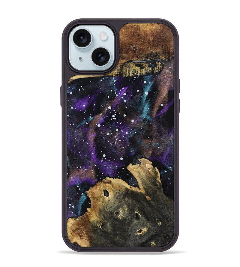 iPhone 15 Plus Wood Phone Case - Janie (Cosmos, 802483)