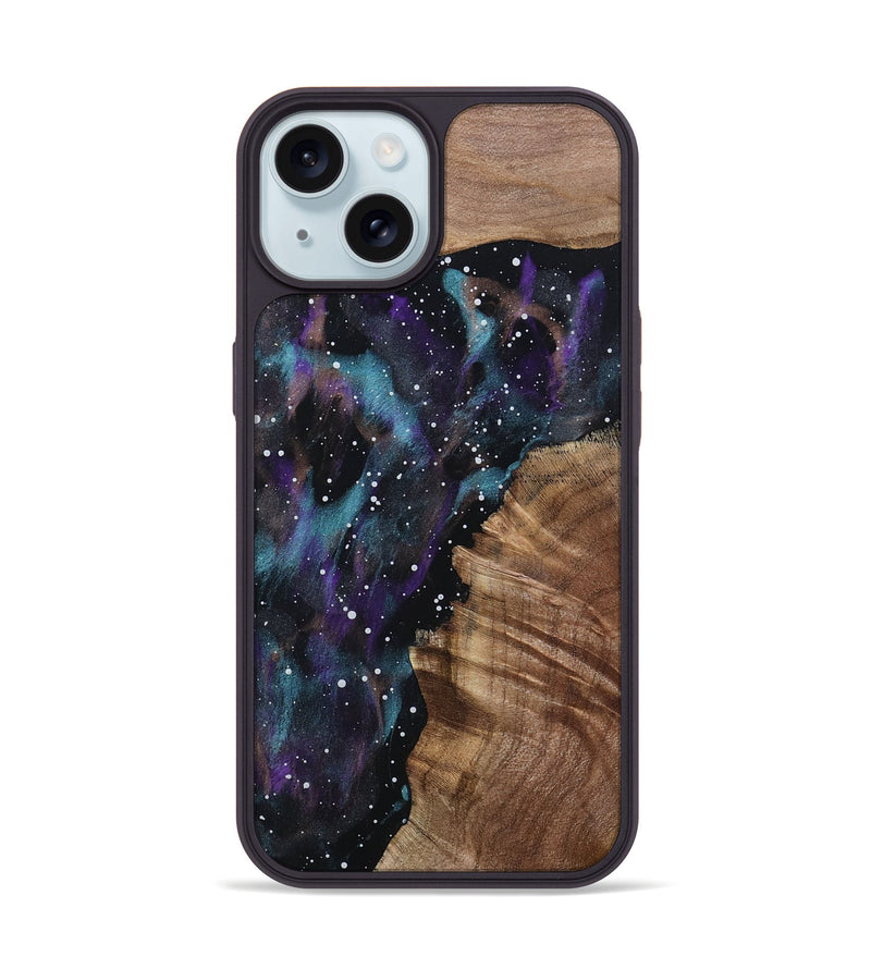 iPhone 15 Wood Phone Case - Erich (Cosmos, 802487)