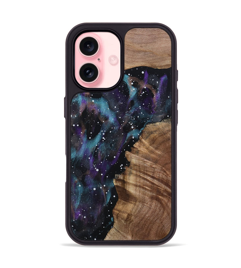iPhone 16 Wood Phone Case - Erich (Cosmos, 802487)