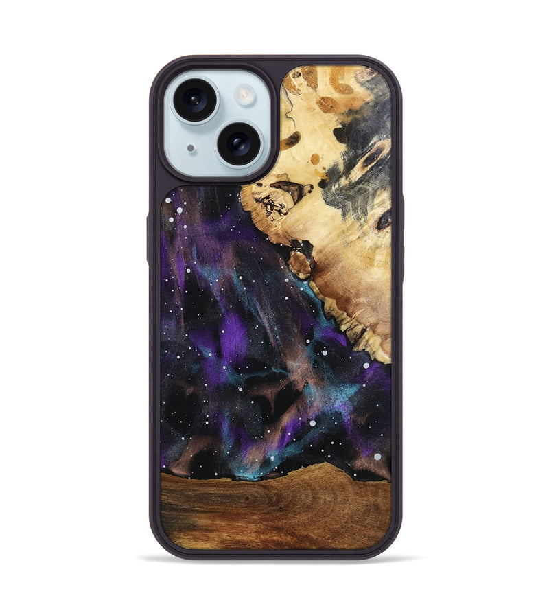 iPhone 15 Wood Phone Case - William (Cosmos, 802489)