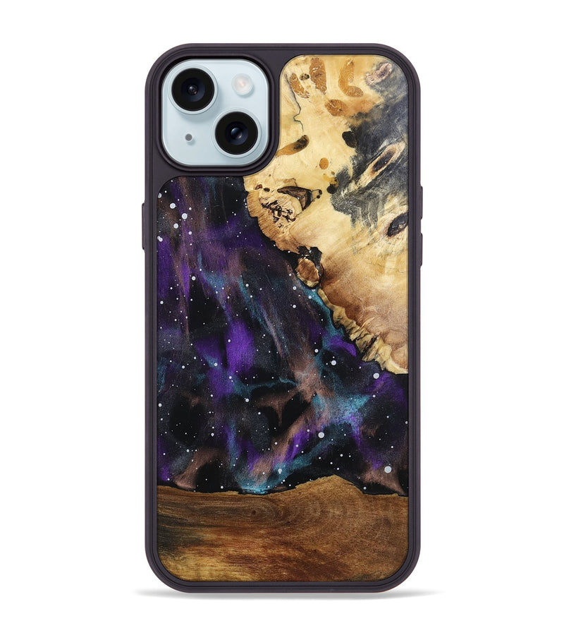 iPhone 15 Plus Wood Phone Case - William (Cosmos, 802489)