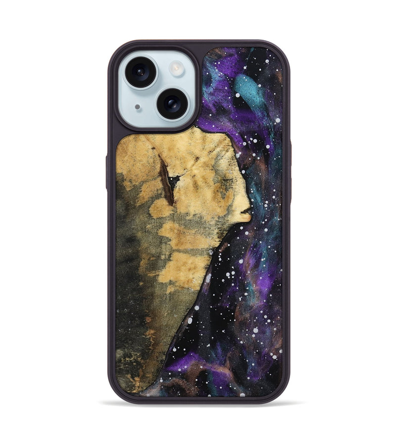 iPhone 15 Wood Phone Case - Callen (Cosmos, 802492)