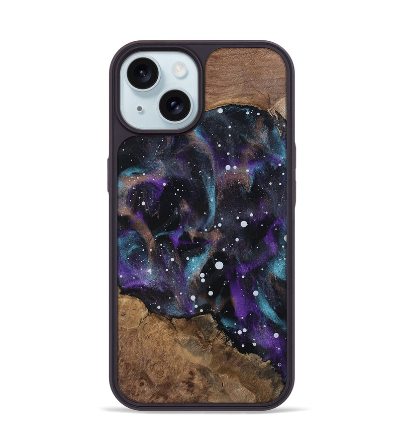 iPhone 15 Wood Phone Case - Alysa (Cosmos, 802494)