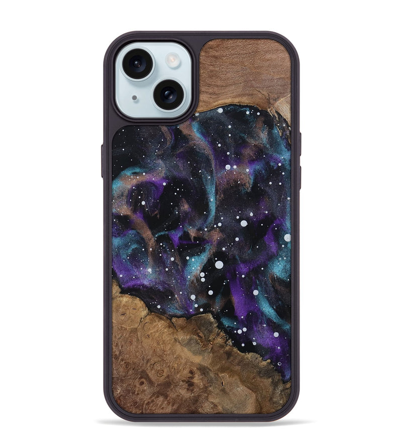 iPhone 15 Plus Wood Phone Case - Alysa (Cosmos, 802494)