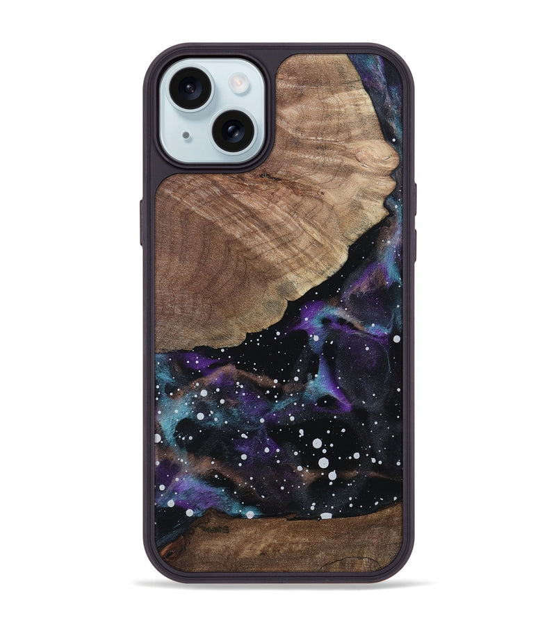 iPhone 15 Plus Wood Phone Case - Jenna (Cosmos, 802498)