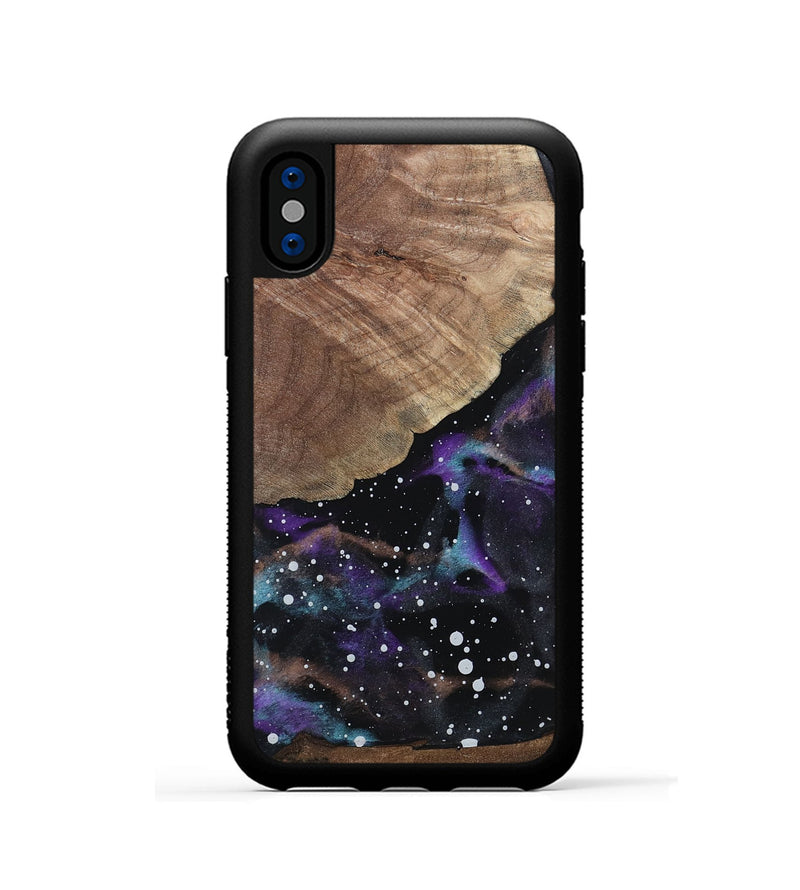 iPhone Xs Wood Phone Case - Jenna (Cosmos, 802498)
