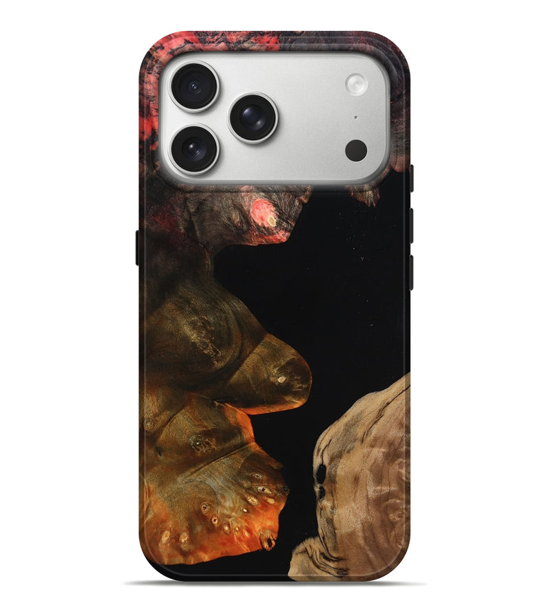 iPhone 17 Pro Max Wood Live Edge Phone Case - Audrina (Wood Burl, 802521)
