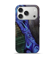 iPhone 17 Pro Wood Live Edge Phone Case - Jay (Purple, 802539)