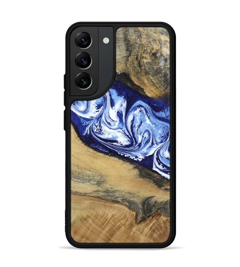 Galaxy S22 Plus Wood Phone Case - Edsel (Blue, 802548)