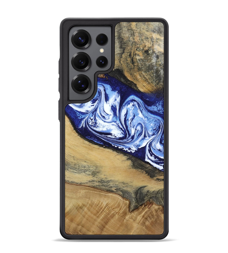 Galaxy S25 Ultra Wood Phone Case - Edsel (Blue, 802548)