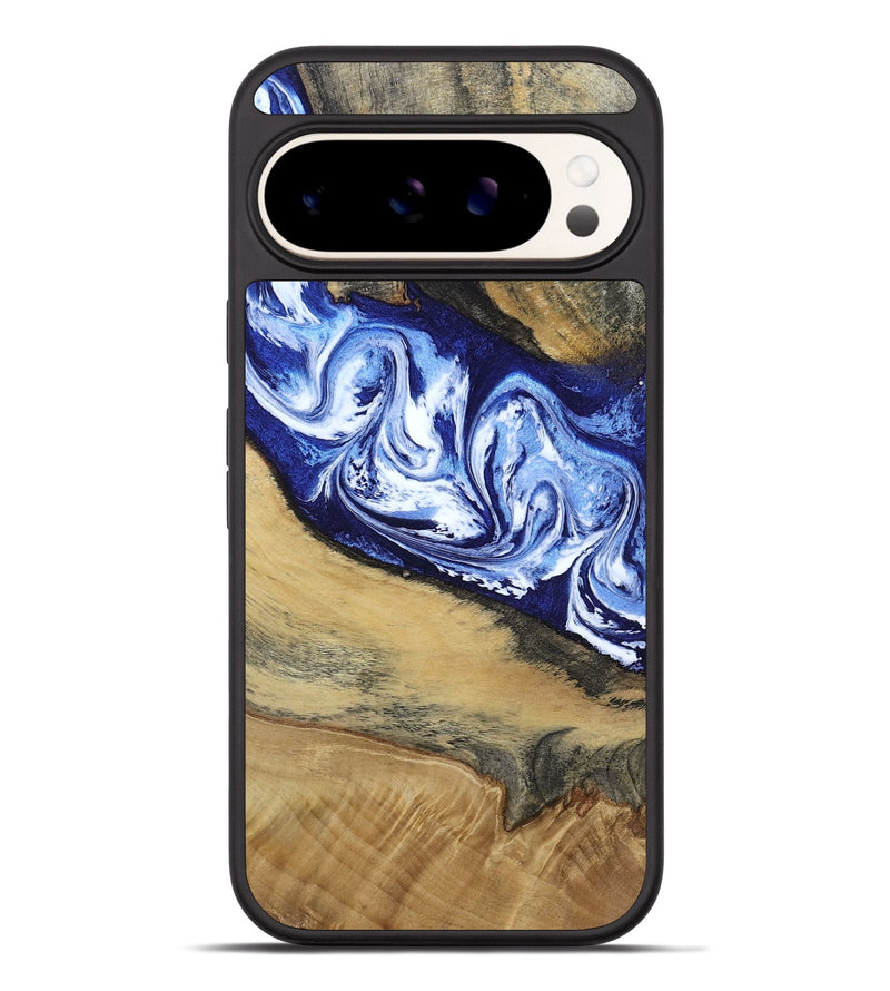 Pixel 9 Pro XL Wood Phone Case - Edsel (Blue, 802548)